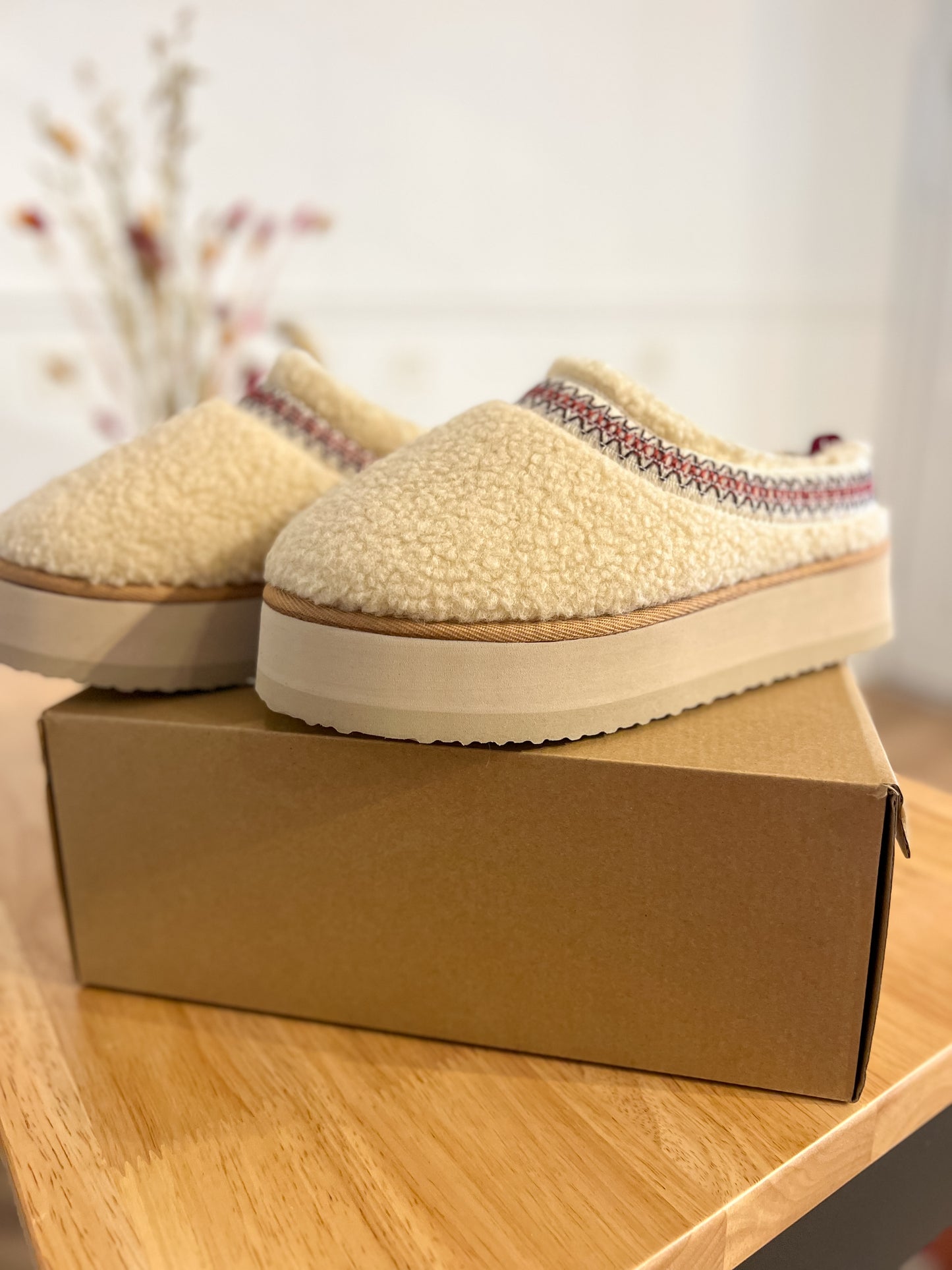 Simply Southern Platform Sherpa Slippers