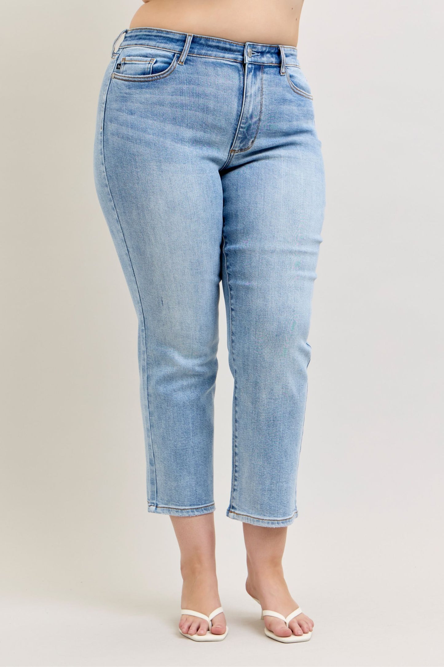 Judy Blue High Waist Ankle Straight Leg