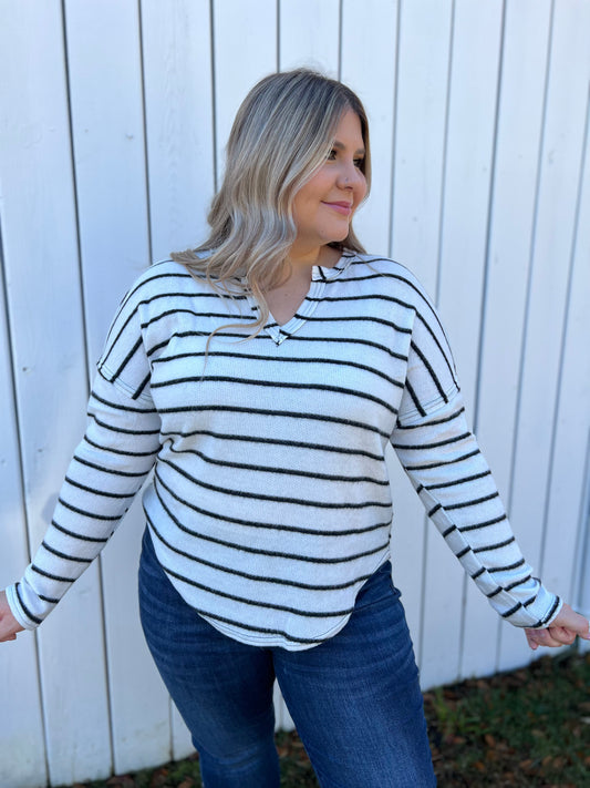 Striped Patchwork Tee
