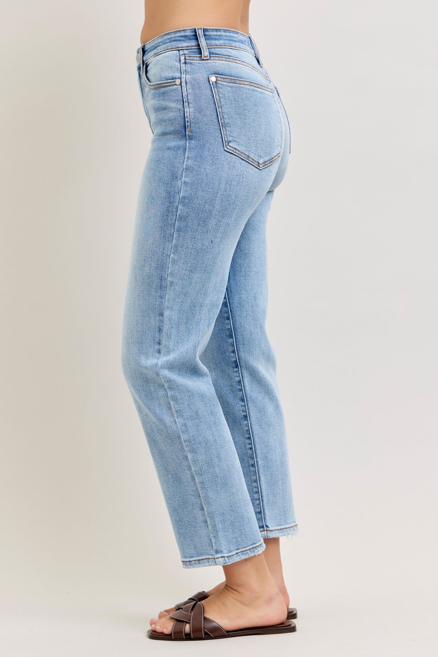 Judy Blue High Waist Ankle Straight Leg