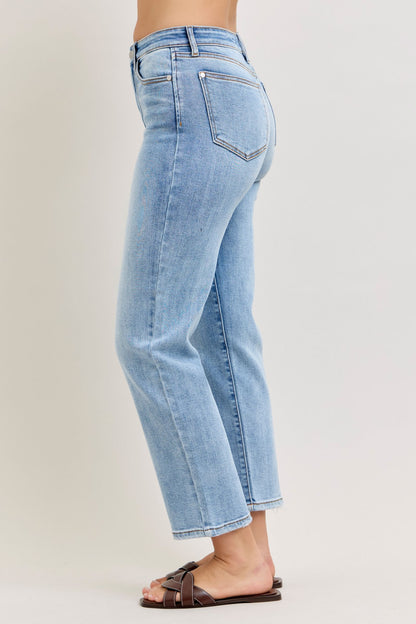 Judy Blue High Waist Ankle Straight Leg