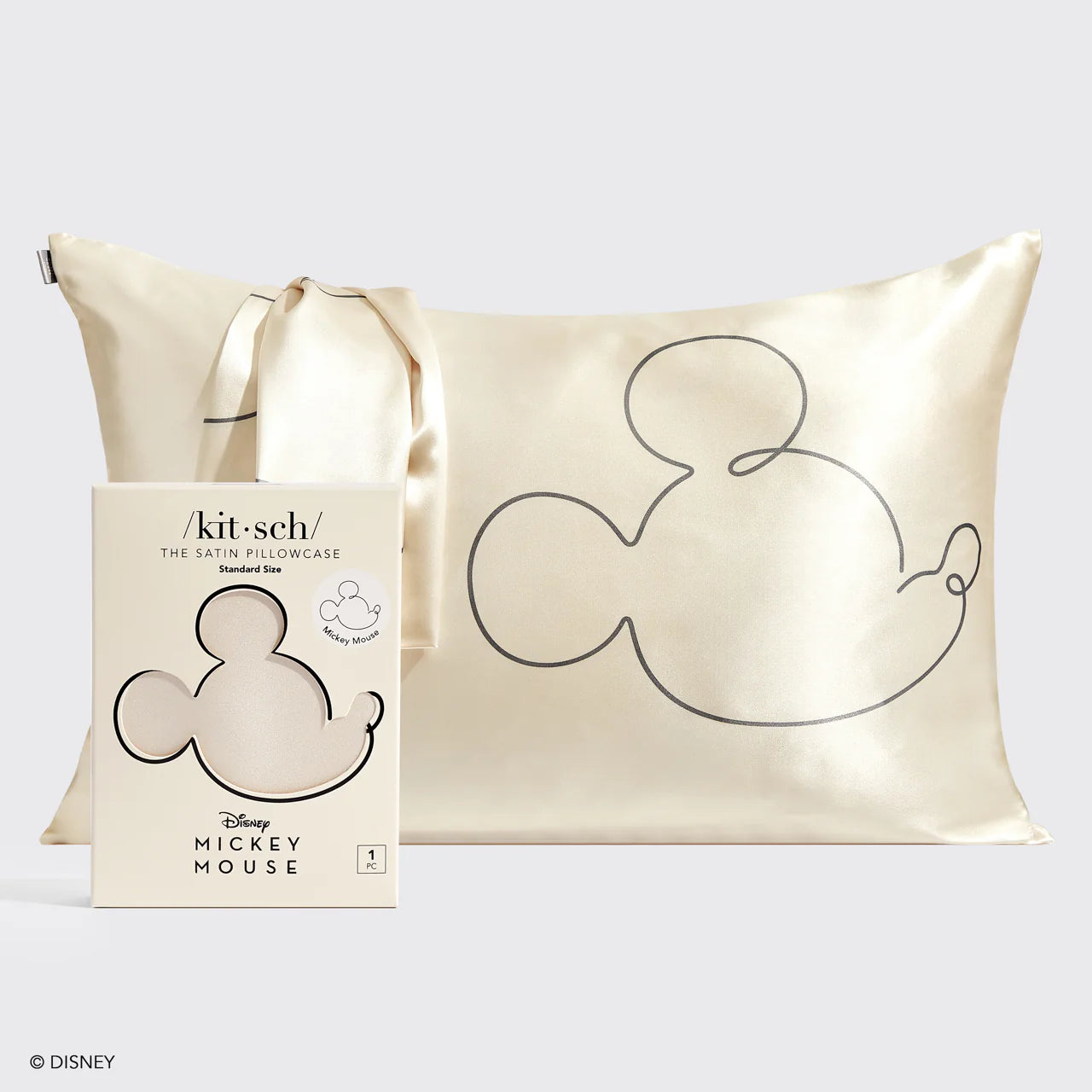 Mickey and Minnie Satin Pillowcase Standard Mr. Mouse