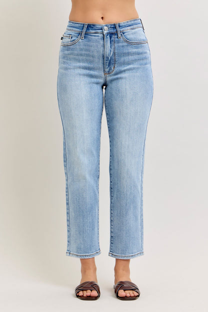Judy Blue High Waist Ankle Straight Leg