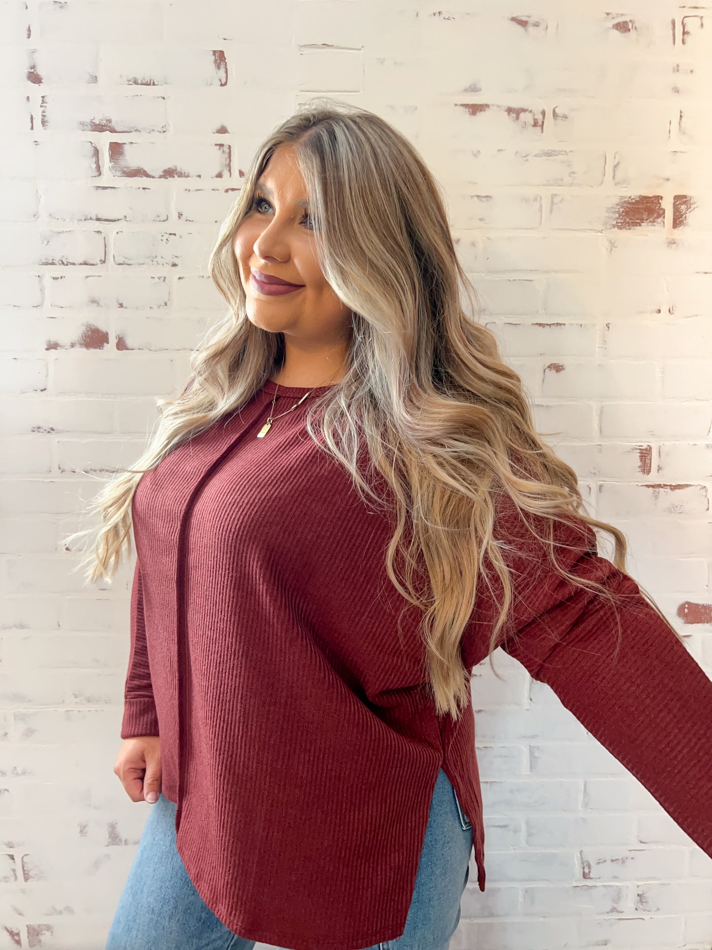 Dolman Ribbed Sweater