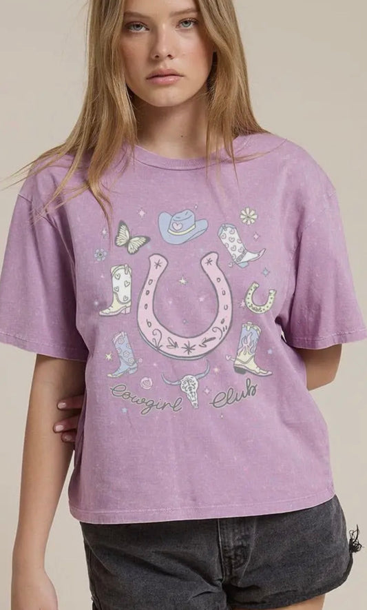 Cowgirl Club Graphic Tee
