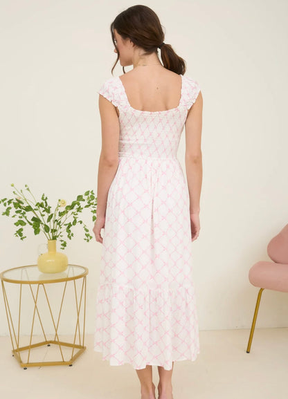 Bow Midi Dress