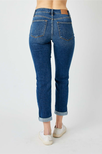 Judy Blue Mid Rise Destroy Slim