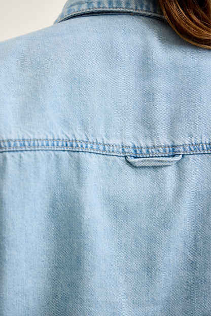 Judy Blue Featherweight Button Up Shirt