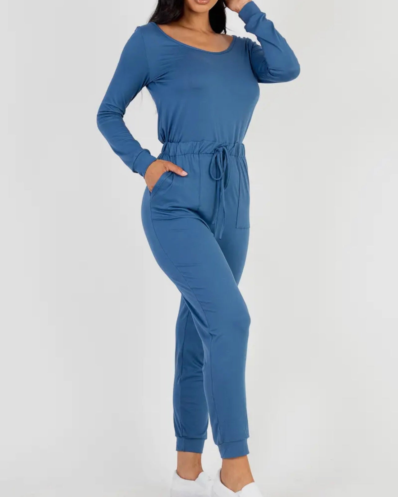 Long Sleeve Jumpsuit- Final Sale