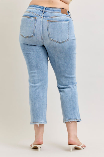 Judy Blue High Waist Ankle Straight Leg