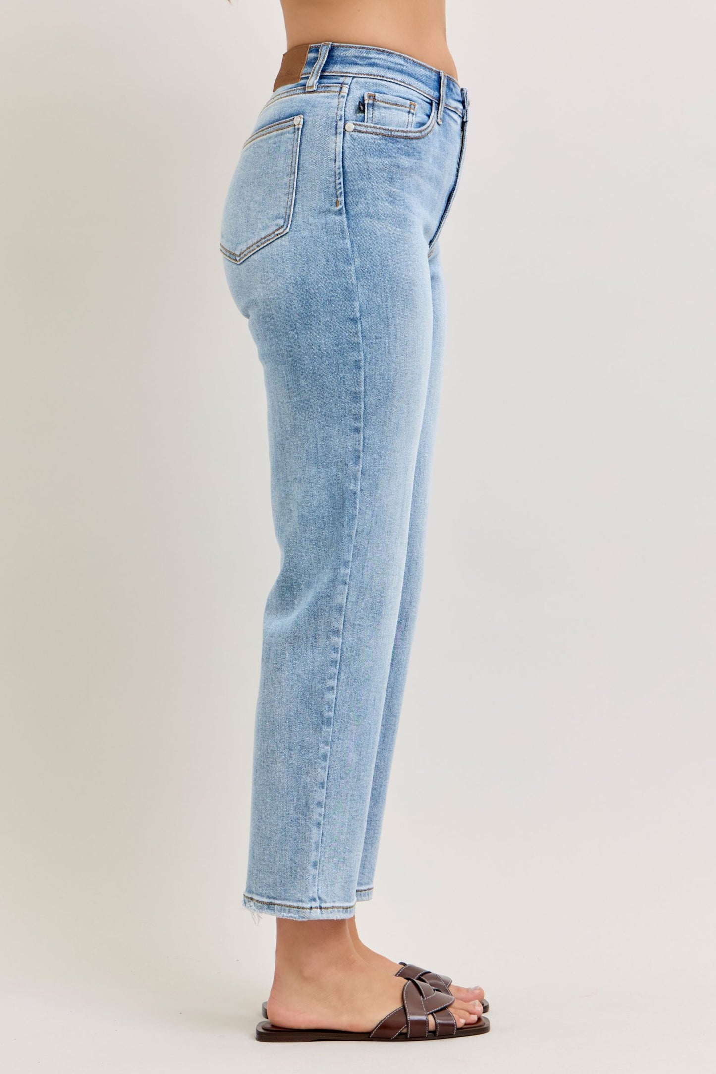 Judy Blue High Waist Ankle Straight Leg