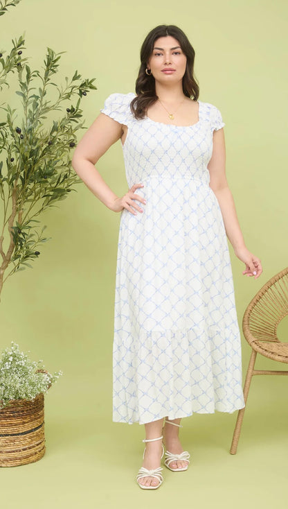 Bow Midi Dress