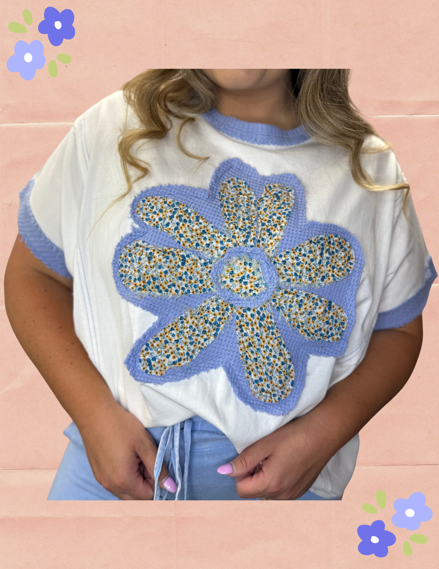 Appliqué Daisy Top