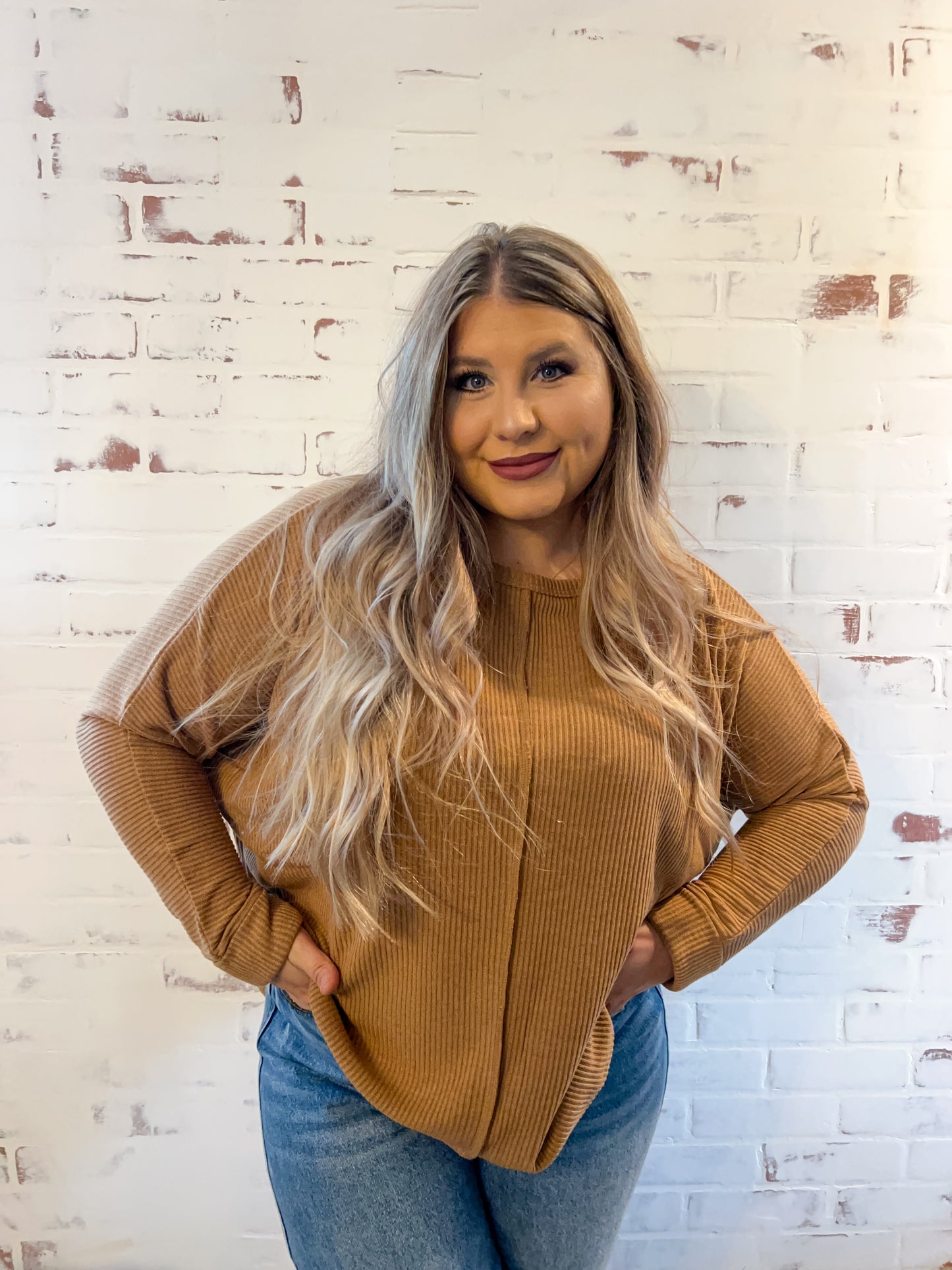 Dolman Ribbed Sweater