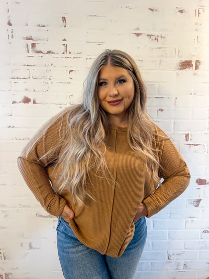 Dolman Ribbed Sweater