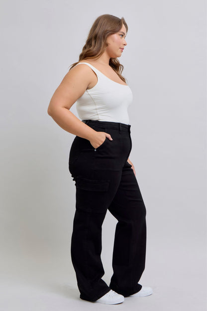 Judy Blue High Waist Cargo Wide Leg