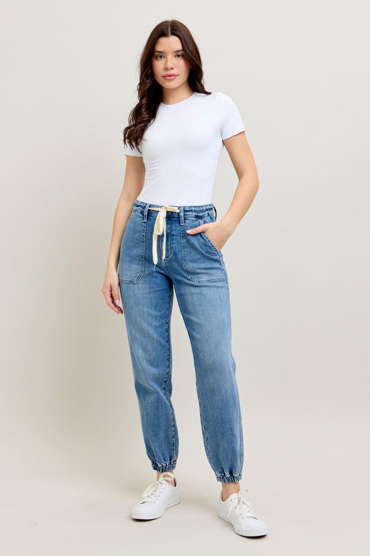 Judy Blue High Waist Denim Jogger