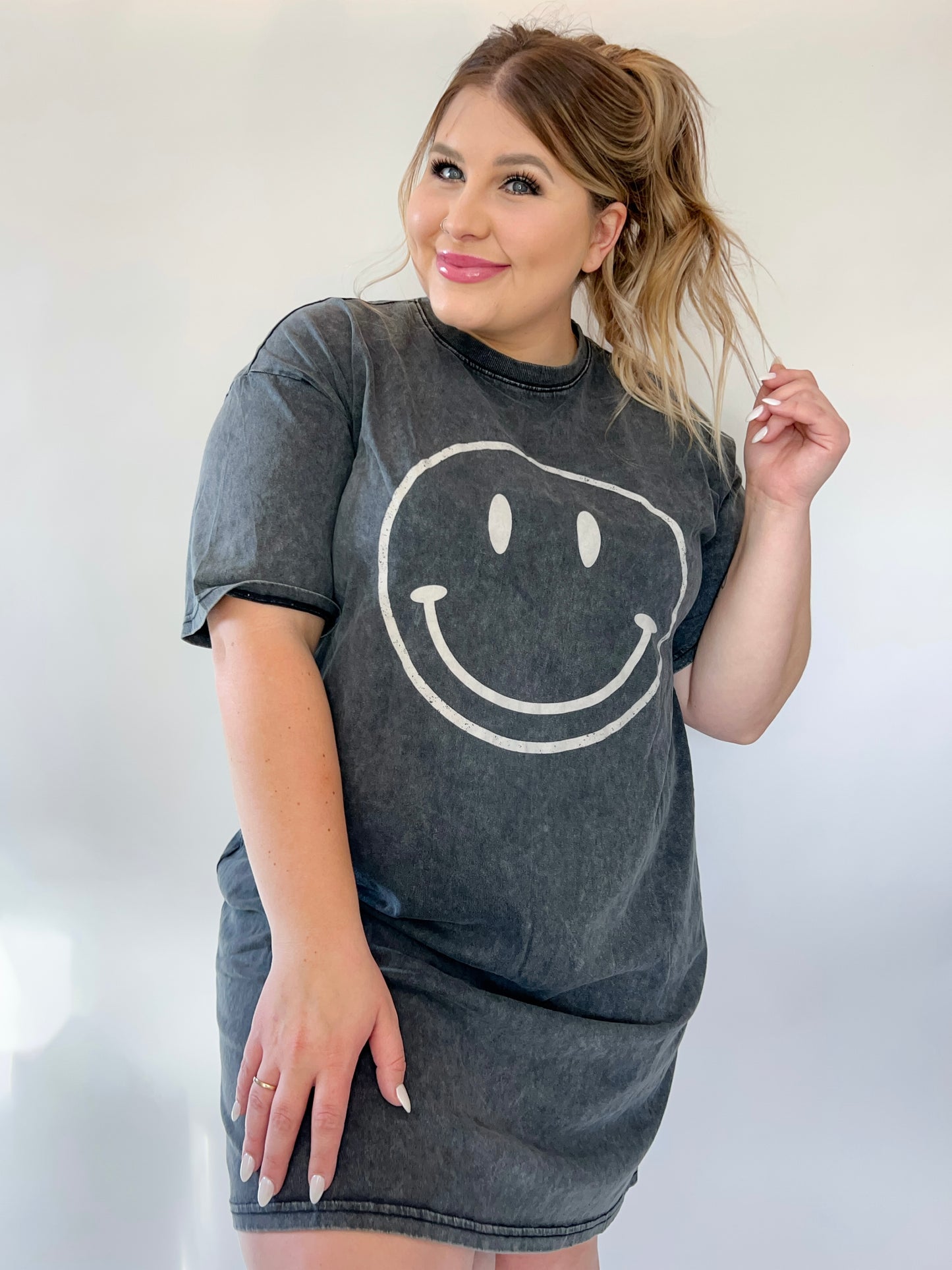 Smiley T-shirt Dress