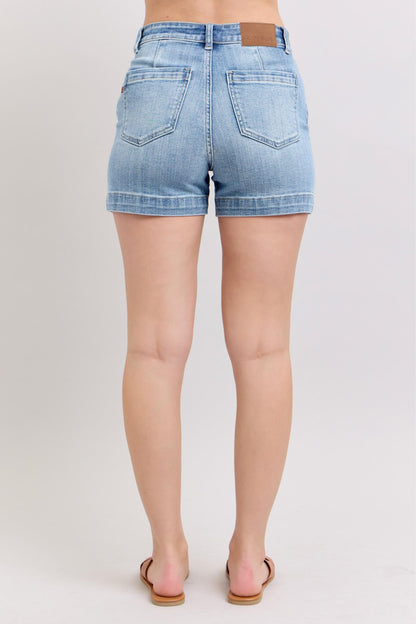 Judy Blue High Waist Trouser Shorts