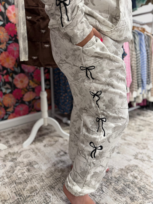 Camo Bow Joggers