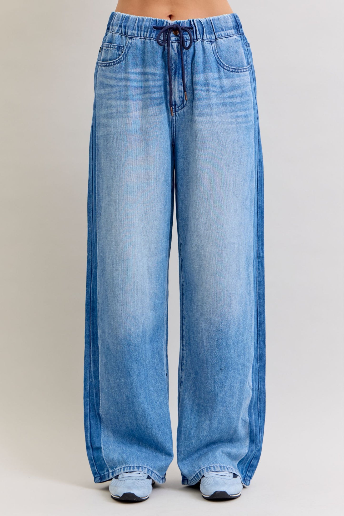 Judy Blue Wilhemina Elastic Waistband High Waist Pants