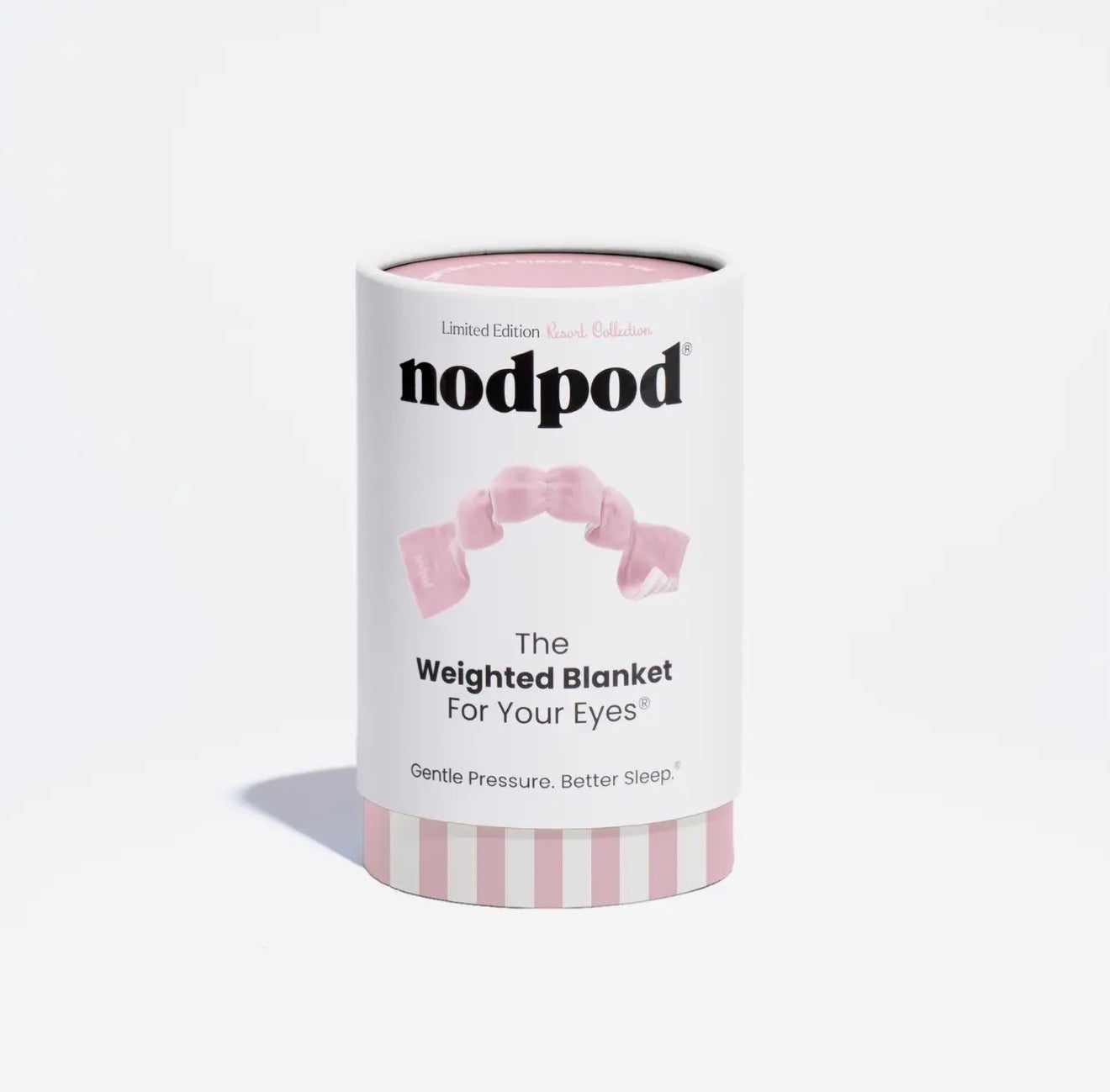 Nodpod Pink Cabana Weighted Sleep Mask