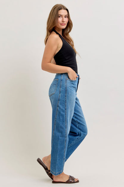 Judy Blue High Waist Barrel Rigid Magic