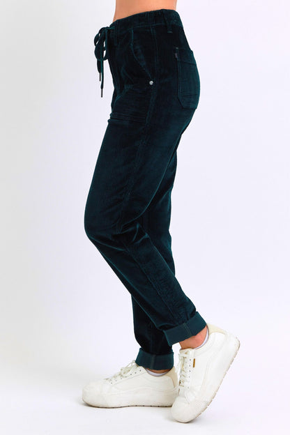 Judy Blue Emerald Corduroy Joggers