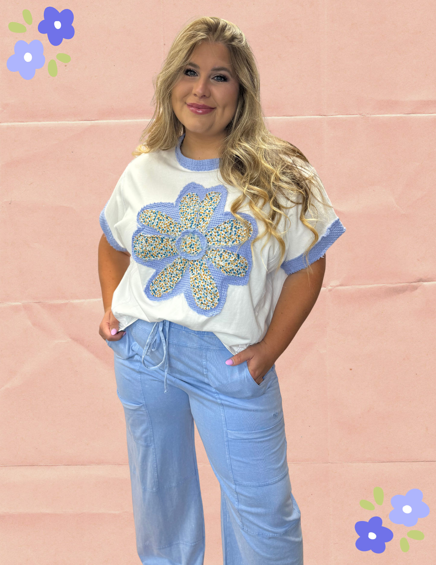 Appliqué Daisy Top