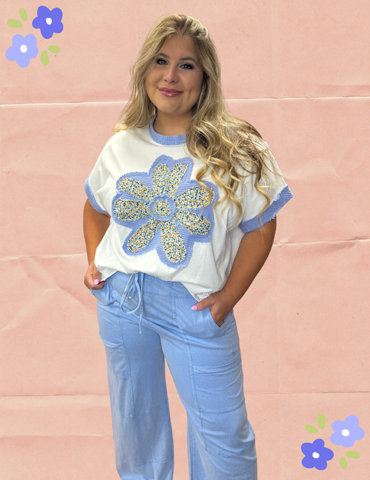 Appliqué Daisy Top
