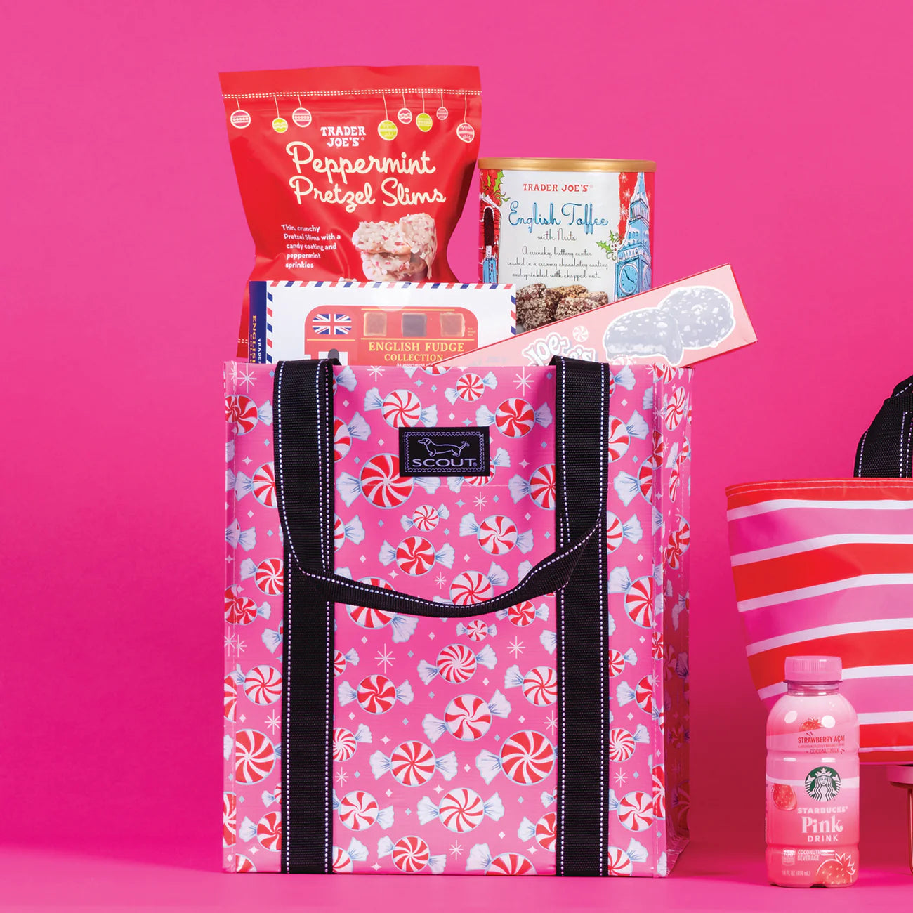 "Candyland" Bagette Market Tote