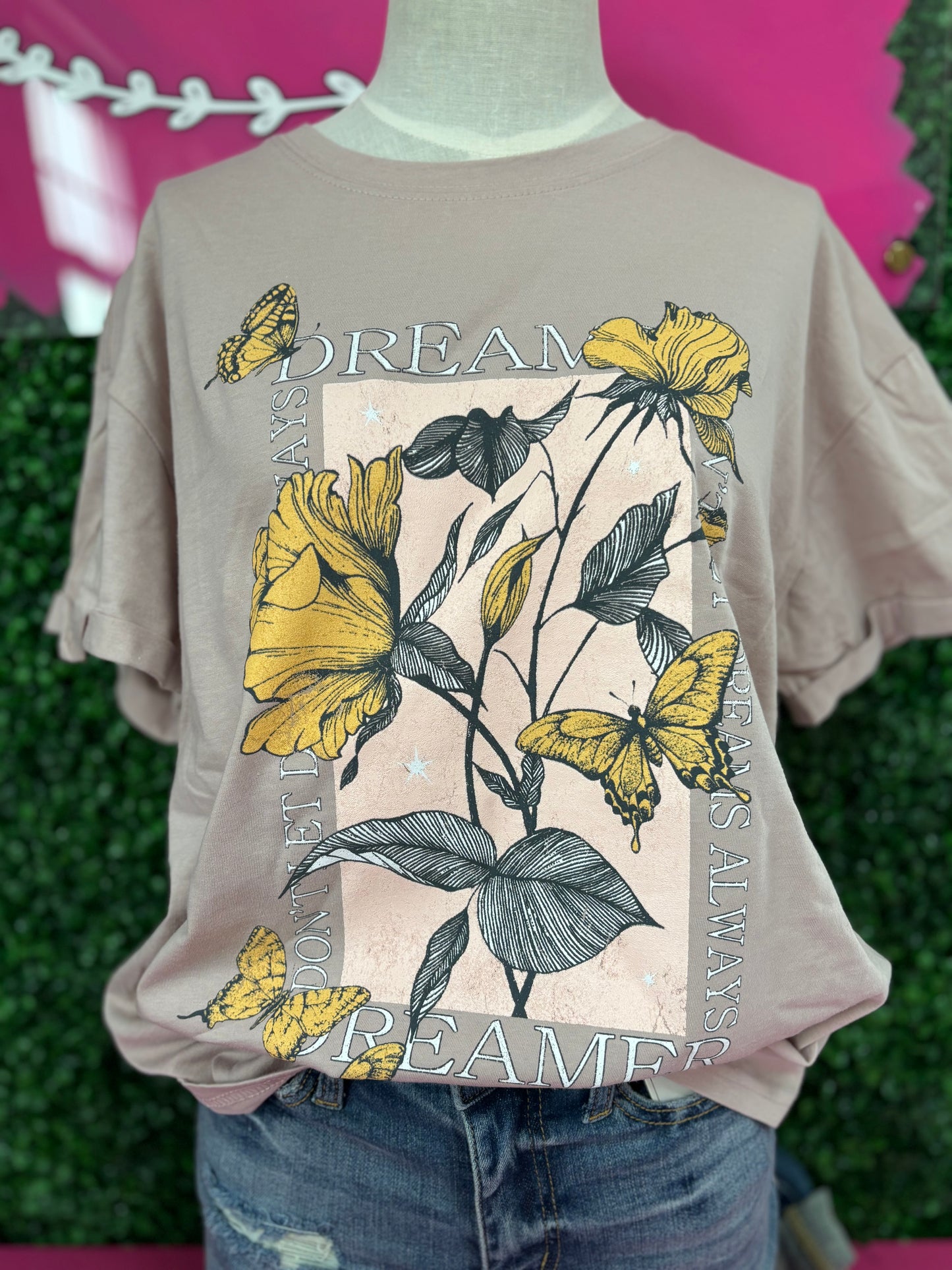 "Dreamer" Butterfly Tee