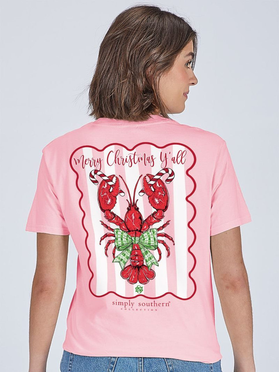 Christmas Lobster Short Sleeve Tee