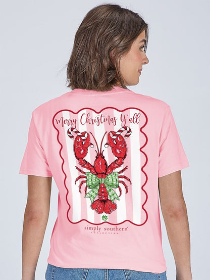 Christmas Lobster Short Sleeve Tee