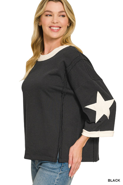 Star Patch Top