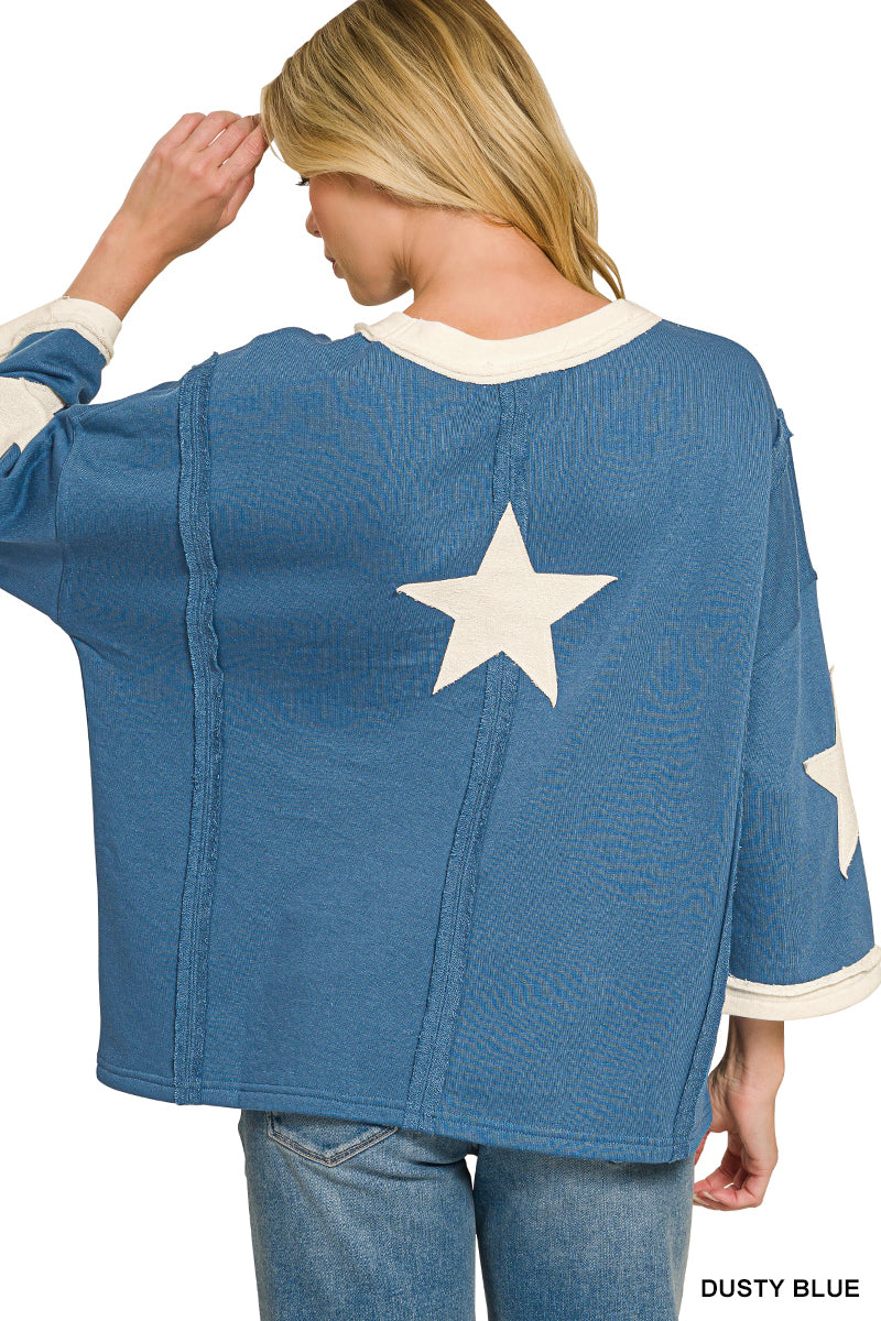 Star Patch Top
