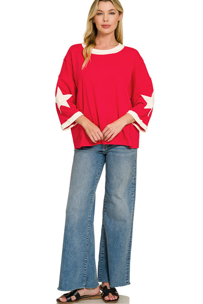 Star Patch Top