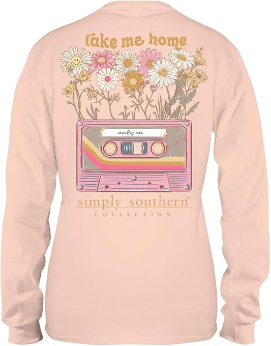 Simply Southern Country Roads Tee- Final Sale