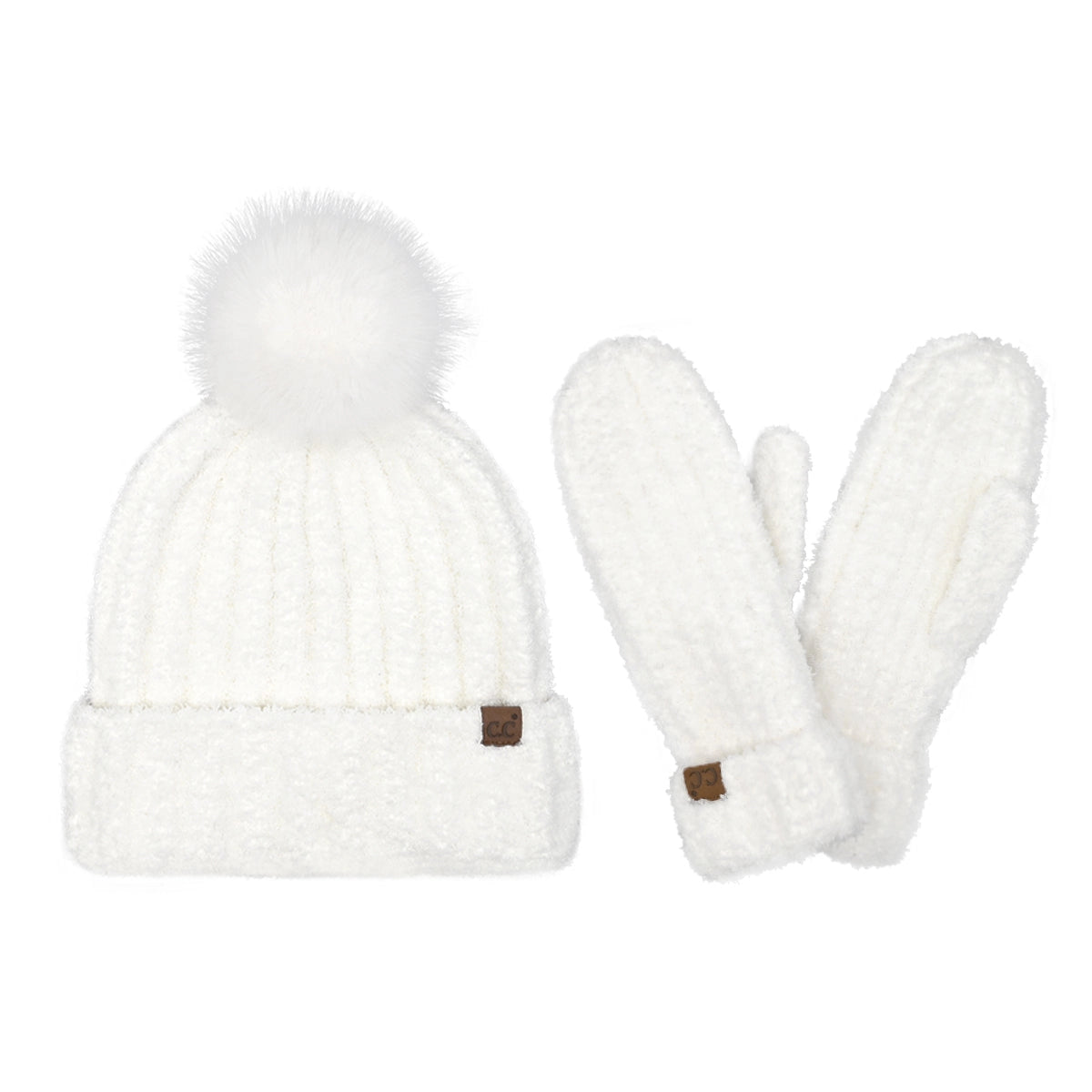 C.C. Beanie Hat & Mitten Set