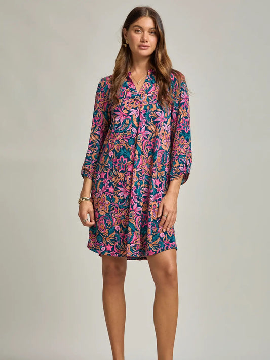 Multi Color Floral Scarlett Dress