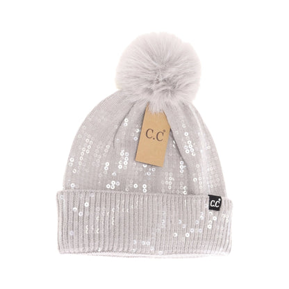 C.C. Sequin Beanie