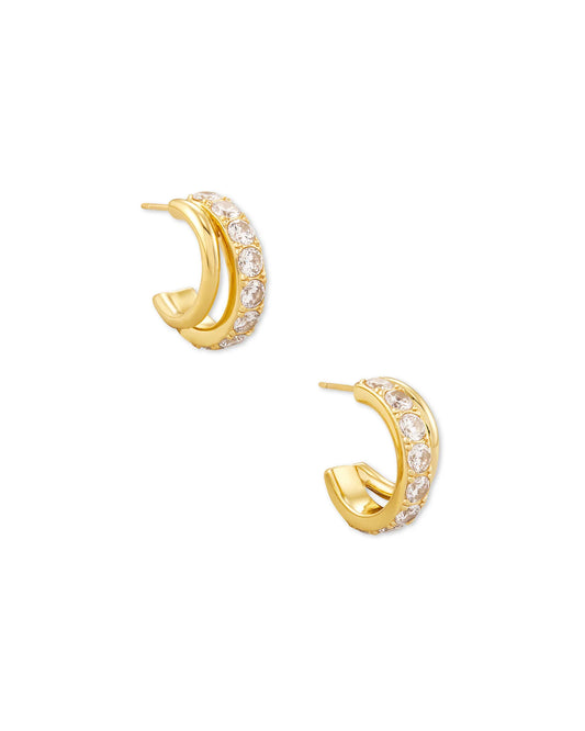 Kendra Scott Livy Huggie Hoop Gold