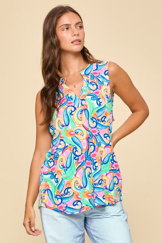 Paisley Liz Tank