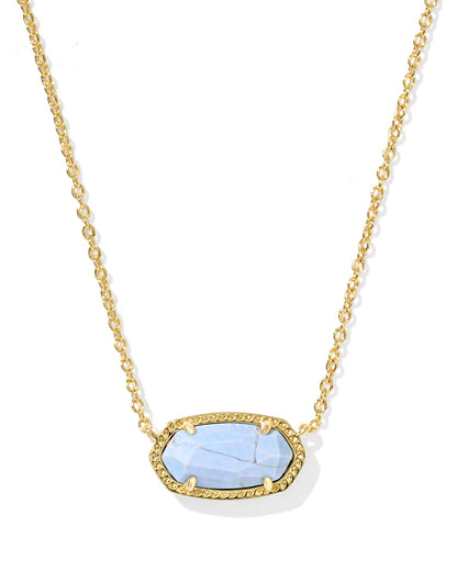 Kendra Scott Elisa Necklace Gold Variegated Blue