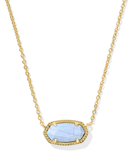 Kendra Scott Elisa Necklace Gold Variegated Blue