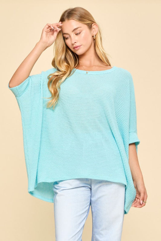 Knit Poncho Lightweight Sweater