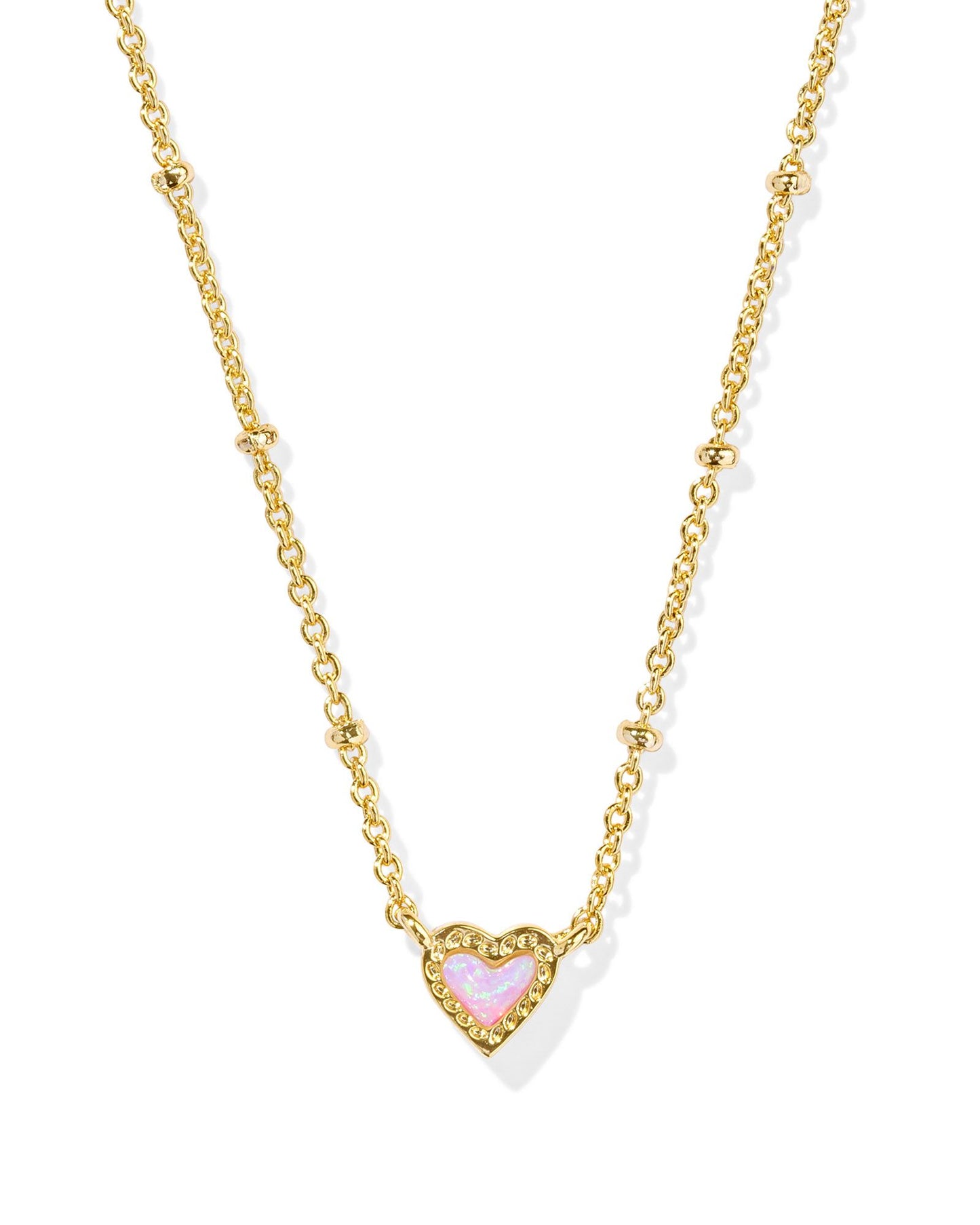 Mini Ari Heart Satellite Short Pendrant Necklace