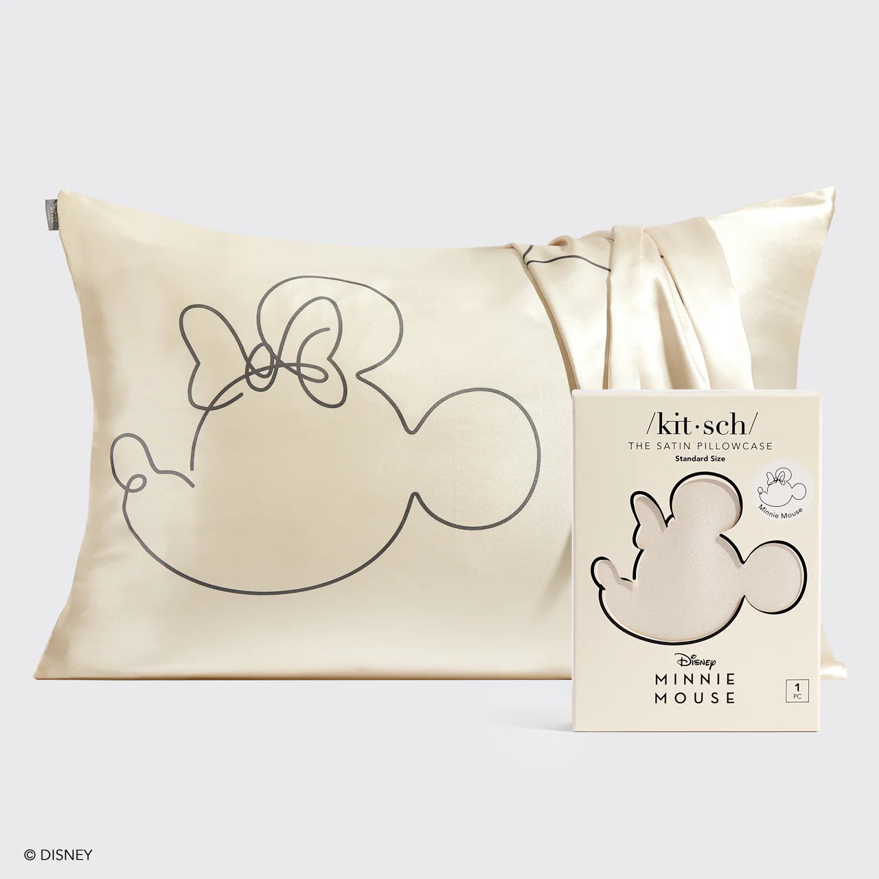 Mickey and Minnie Satin Pillowcase Standard Mrs. Mouse