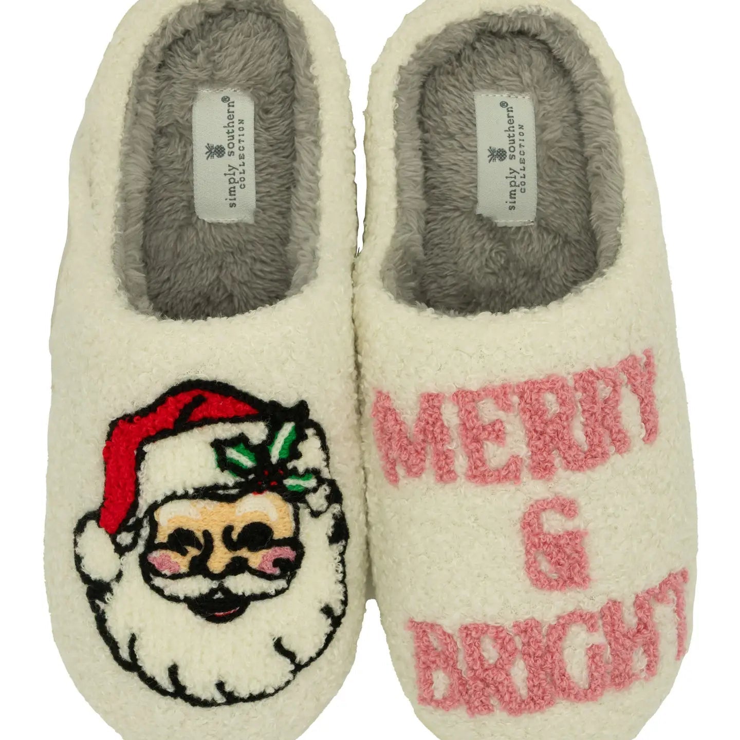 Simply Southern Slippers- Santa